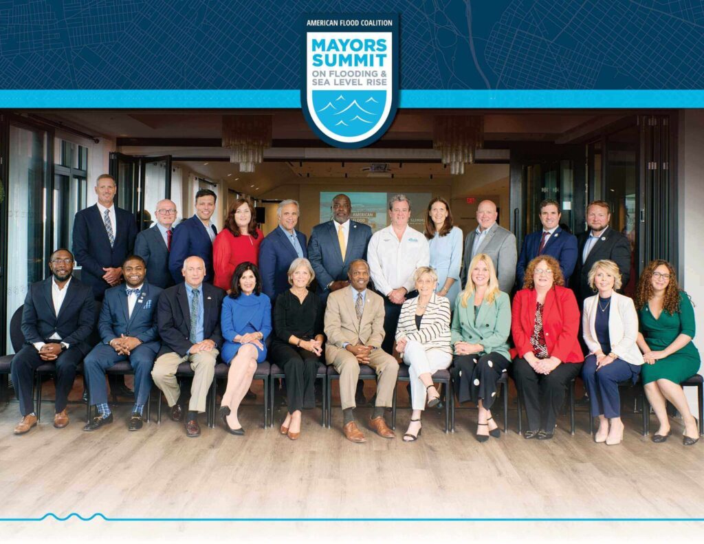 mayors post for photo at mayors summit